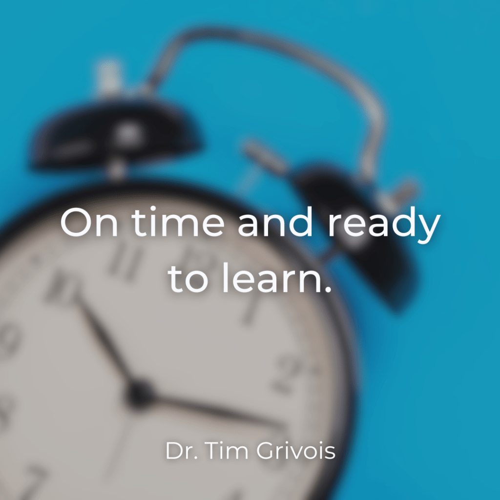 on time and ready to learn, relationships matter in attendance interventions