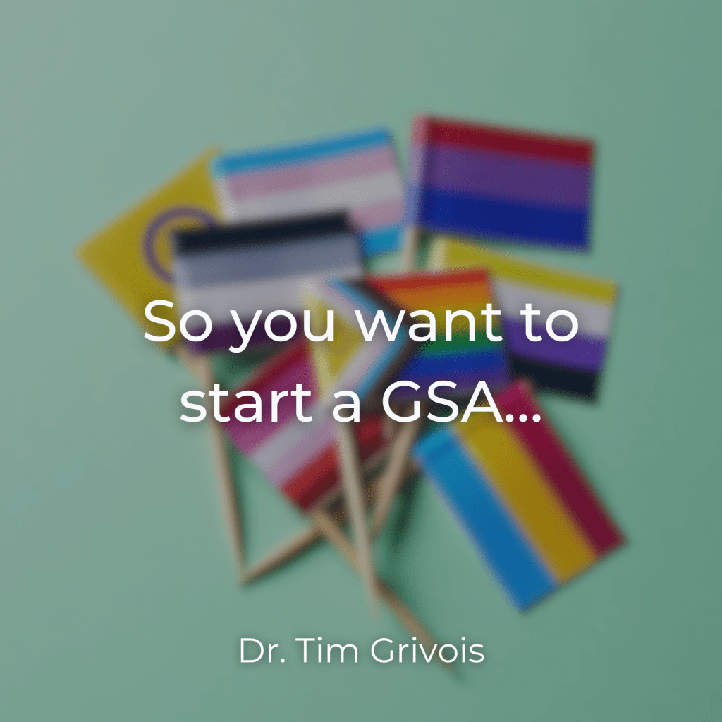 So you want to start a GSA